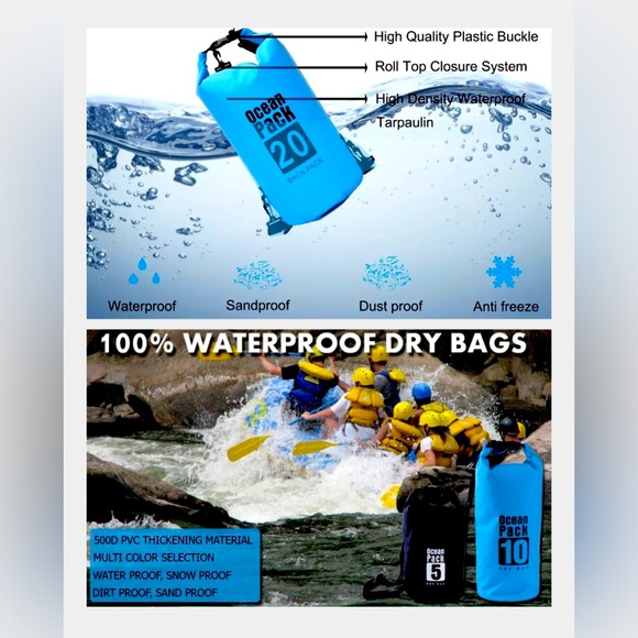 Water proof backpack 5L ($16) and 10L ($30) please ask for size - Picture 1 of 6